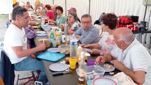 Pique-nique de la marche nordique