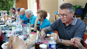 Visite du club de pétanque de Ligny-le-Ribault